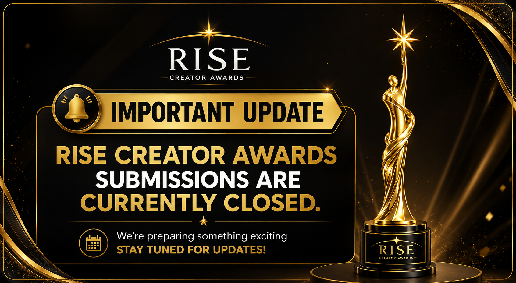 Rise Creator Awards Closed